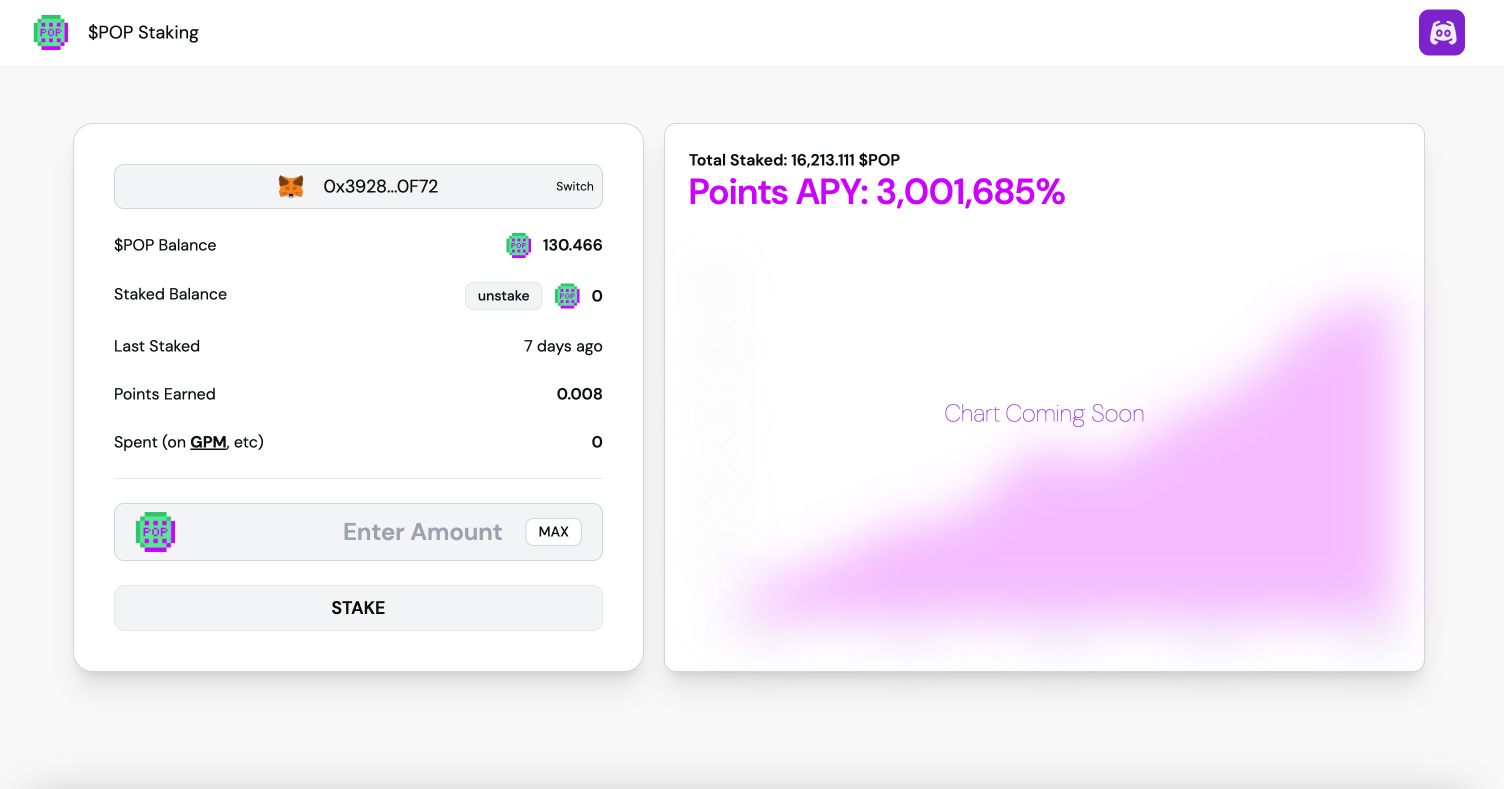 Staking Dashboard